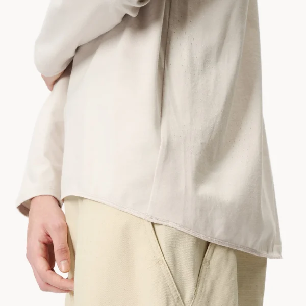 GOLDWIN 0 Paneled Mesh LS Top – Black Iron