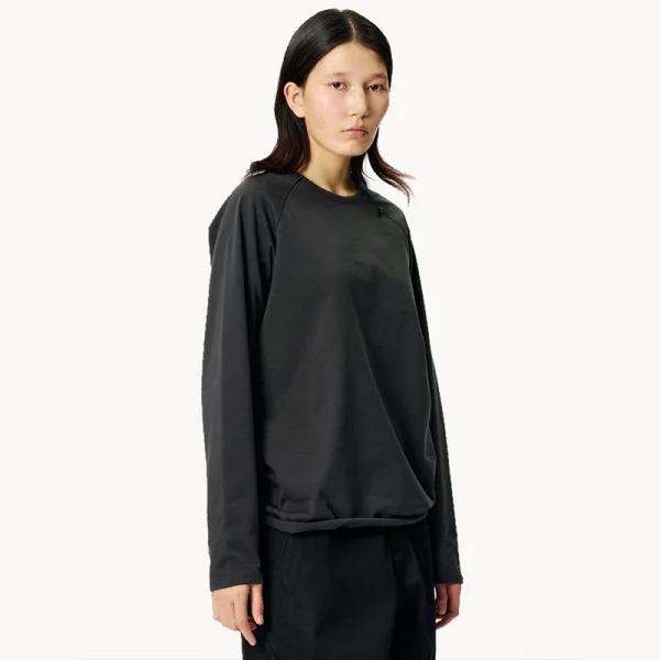 GOLDWIN 0 Paneled Mesh LS Top – Black Iron