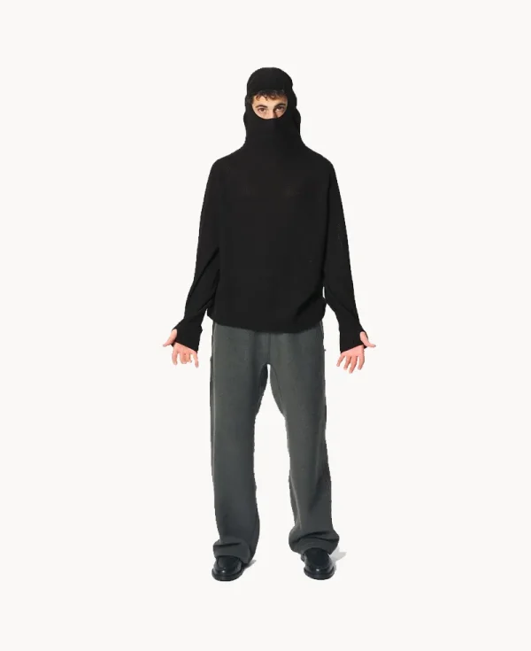 GOLDWIN 0 Perforated Wholegarment Knit Top – Black