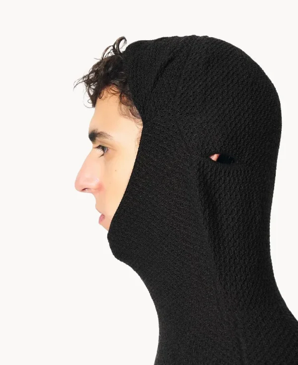 GOLDWIN 0 Perforated Wholegarment Knit Top – Black