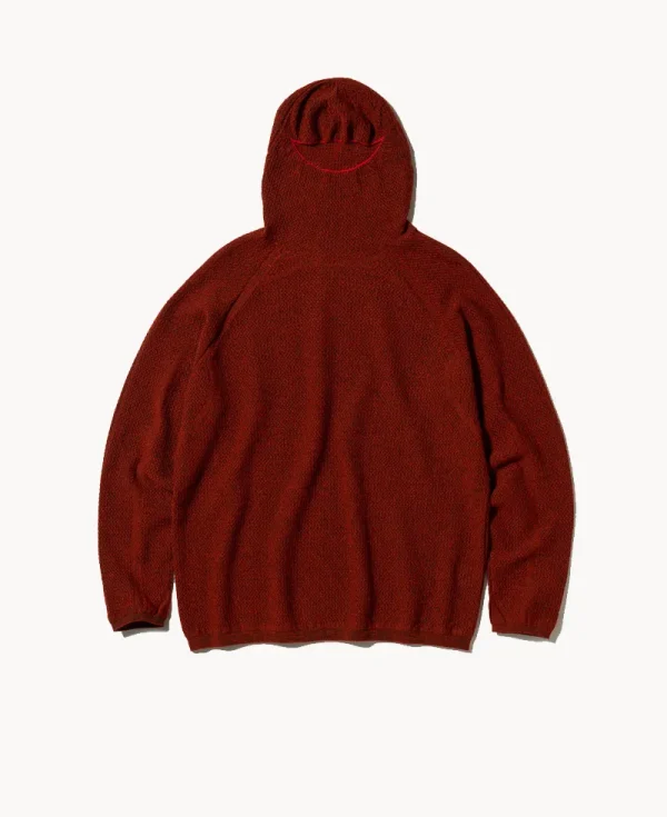 GOLDWIN 0 Perforated Wholegarment Knit Top – Scarlet
