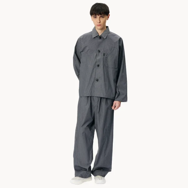 GOLDWIN 0 Reflective Striped Pants – Deep Charcoal