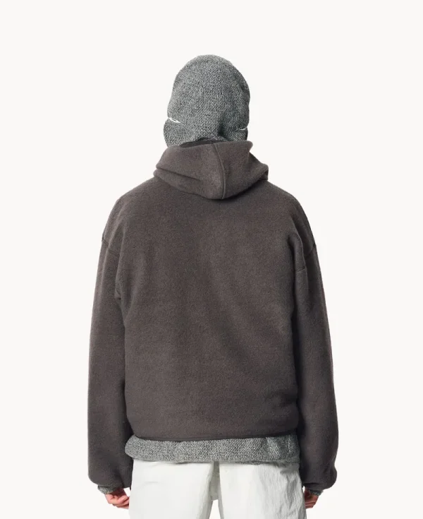 GOLDWIN 0 Wool Fleece Hoodie – Dark Lava
