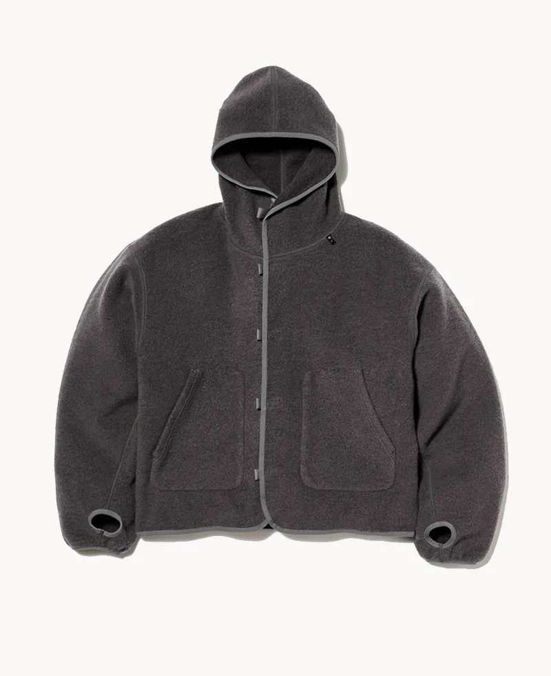 GOLDWIN 0 Wool Fleece Hoodie – Dark Lava GOLDWIN 0 Wool Fleece Hoodie – Dark Lava