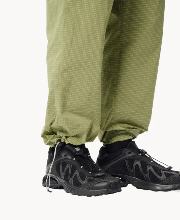 GOLDWIN Dope Dyed Rip-stop Pants Carbon Gray
