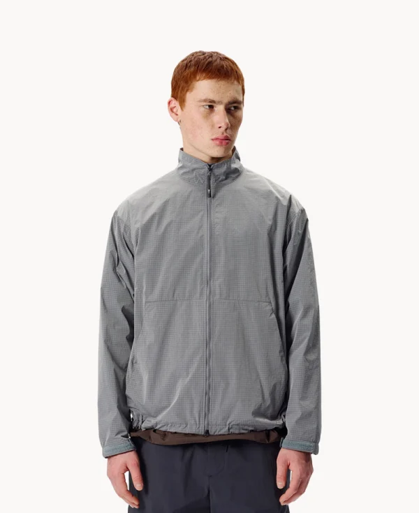 GOLDWIN Dope Dyed Rip-stop Wind Jacket Sleet Gray