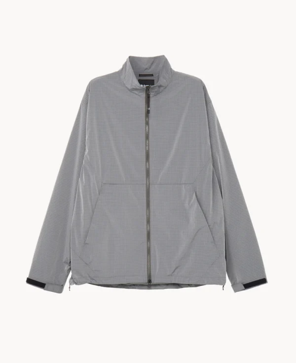 GOLDWIN Dope Dyed Rip-stop Wind Jacket Sleet Gray