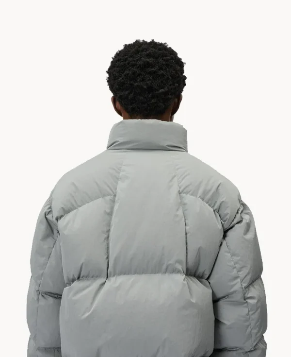 GOLDWIN Dope Dyed Ripple Nylon Down Jacket – Dark Navy