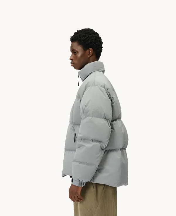 GOLDWIN Dope Dyed Ripple Nylon Down Jacket – Dark Navy