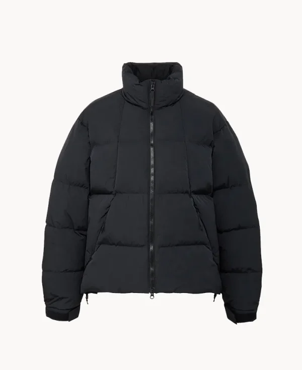 GOLDWIN Dope Dyed Ripple Nylon Down Jacket – Dark Navy