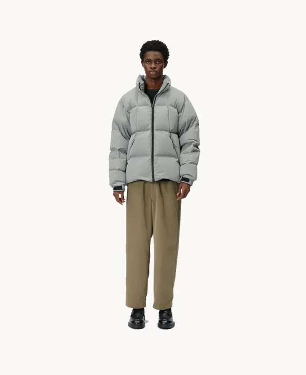 GOLDWIN Dope Dyed Ripple Nylon Down Jacket – Dark Navy