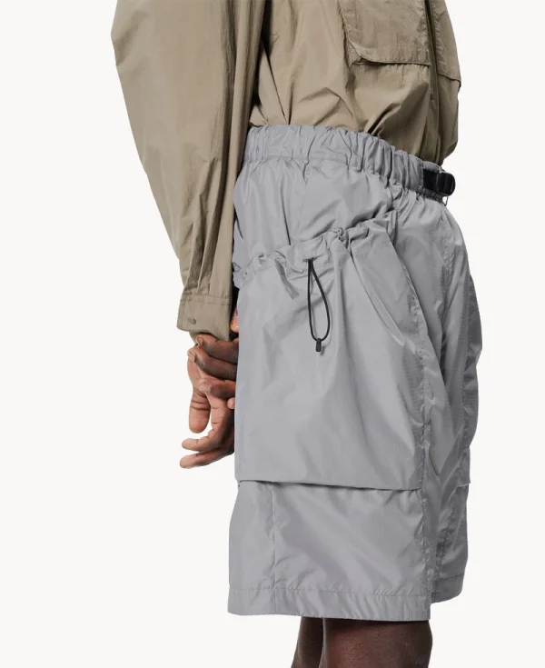 GOLDWIN Rip-stop Shorts Sleet Gray