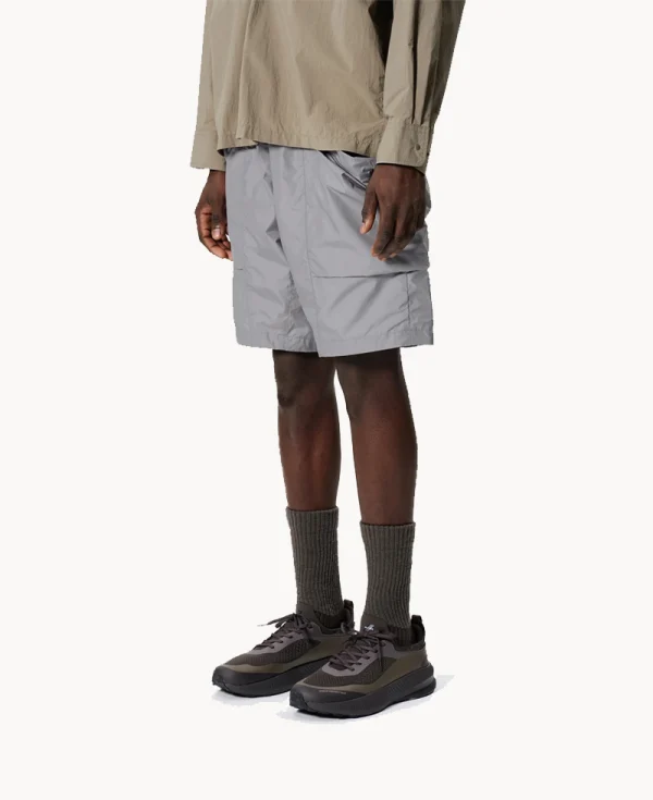 GOLDWIN Rip-stop Shorts Sleet Gray