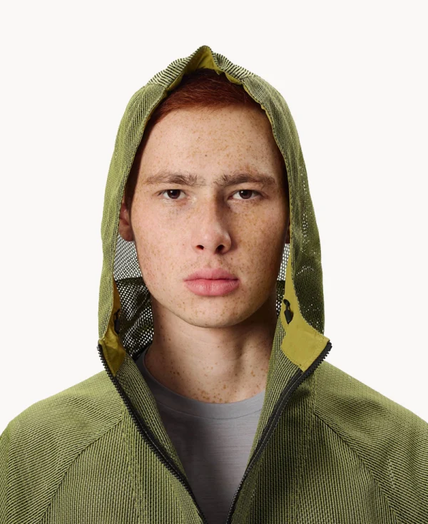GOLDWIN Tonalith Mesh Hooded Jacket Black