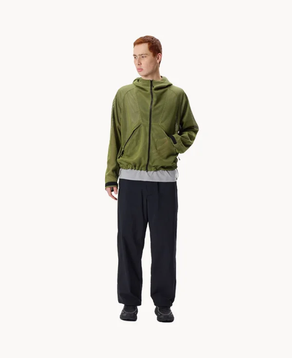 GOLDWIN Tonalith Mesh Hooded Jacket Black
