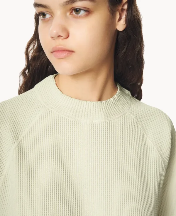GOLDWIN WF Light Mock Neck LS T-shirt – Pink Nectar
