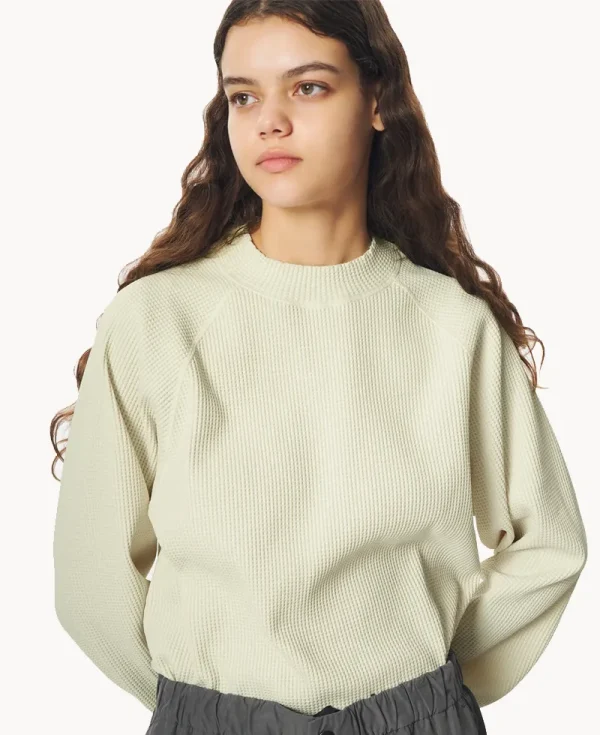 GOLDWIN WF Light Mock Neck LS T-shirt – Pink Nectar