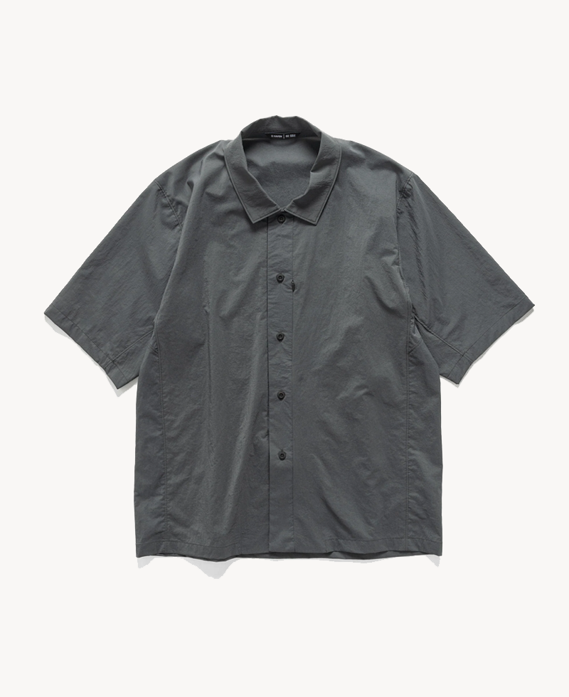 HAVEN - Alta Shirt – Graphite Nylon Taffeta HAVEN - Alta Shirt – Graphite Nylon Taffeta