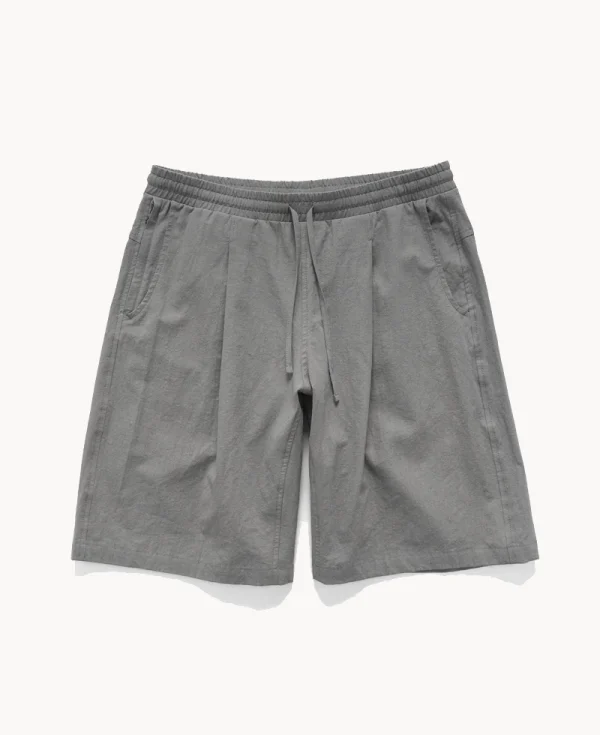 HAVEN - Atelier Short – Graphite Vintage Linen
