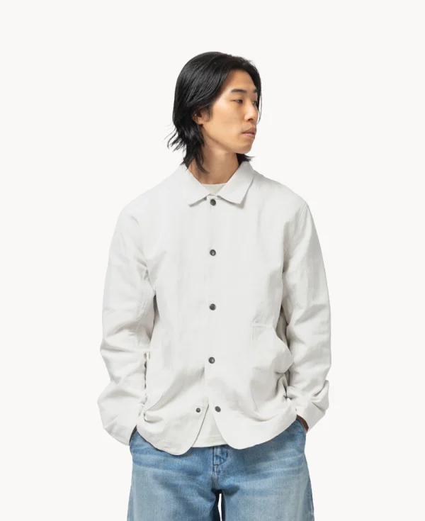 HAVEN - Graft Jacket – Ivory Linen Denim