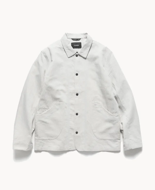 HAVEN - Graft Jacket – Ivory Linen Denim