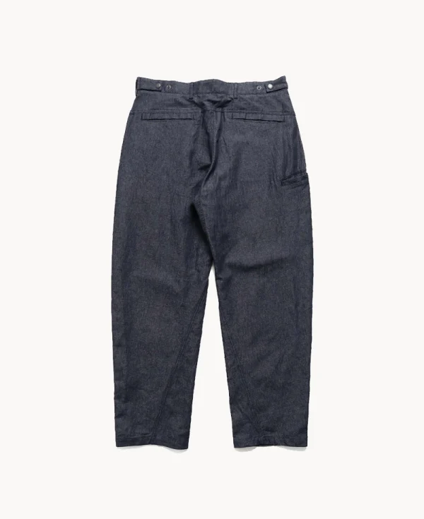HAVEN - Helix Pant – Indigo Linen Denim