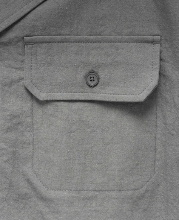 HAVEN - Jasper Shirt – Graphite Vintage Linen