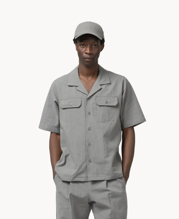 HAVEN - Jasper Shirt – Graphite Vintage Linen