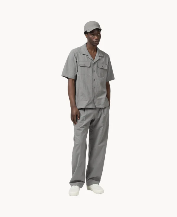 HAVEN - Jasper Shirt – Graphite Vintage Linen