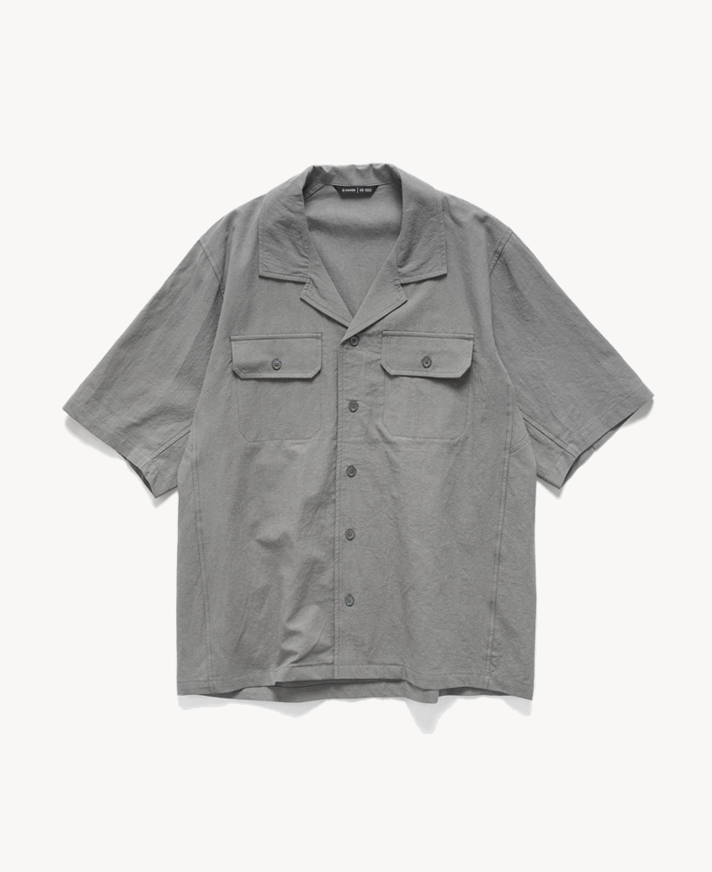 HAVEN - Jasper Shirt – Graphite Vintage Linen HAVEN - Jasper Shirt – Graphite Vintage Linen