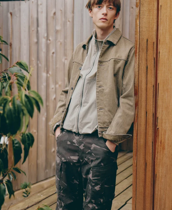 HAVEN - Rig Jacket – Taupe Cotton Denim