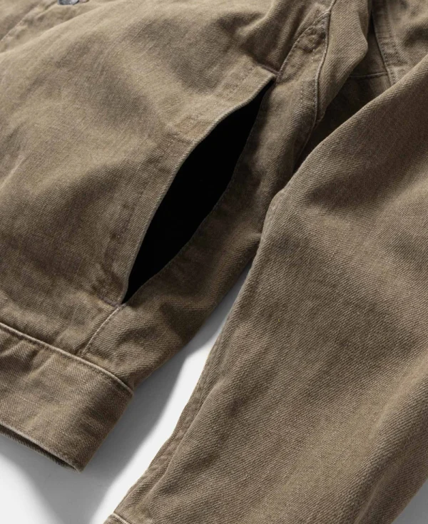 HAVEN - Rig Jacket – Taupe Cotton Denim