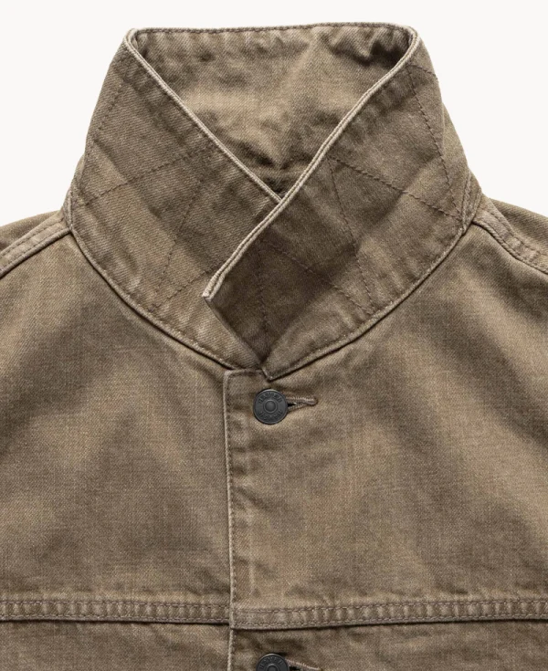 HAVEN - Rig Jacket – Taupe Cotton Denim