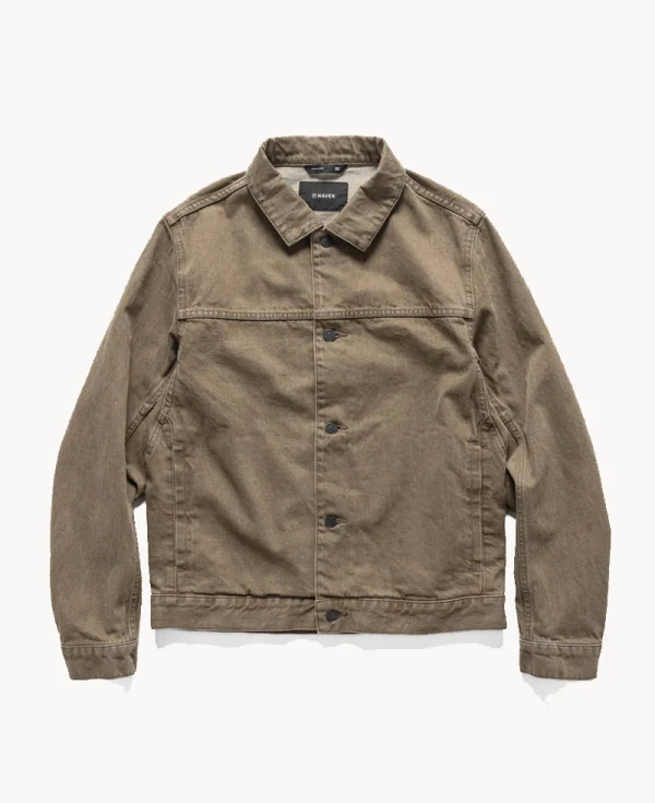 HAVEN - Rig Jacket – Taupe Cotton Denim