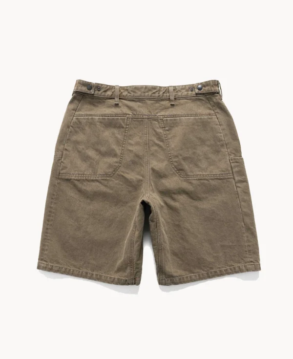HAVEN - Rig Shorts – Taupe Cotton Denim