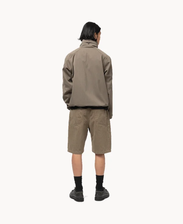 HAVEN - Rig Shorts – Taupe Cotton Denim