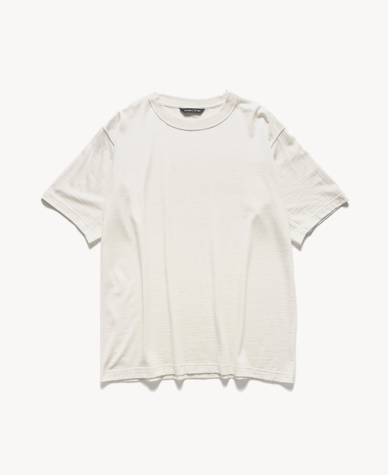 HAVEN - Straus T-Shirt – Off White Superfine Wool (1) HAVEN - Straus T-Shirt – Off White Superfine Wool (1)