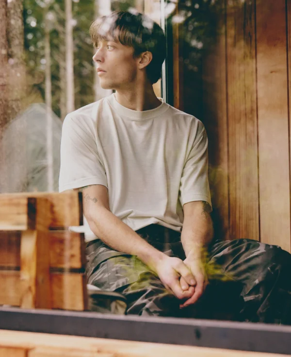 HAVEN - Straus T-Shirt – Silt Superfine Wool