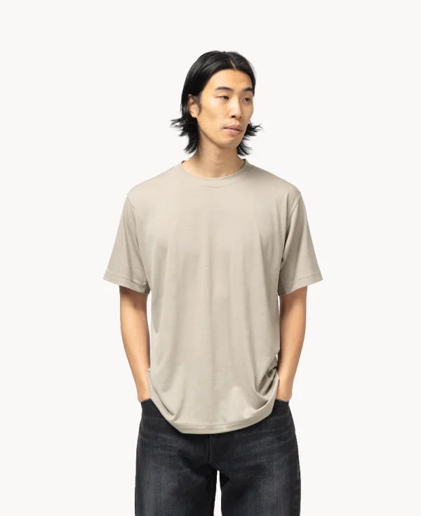 HAVEN - Straus T-Shirt – Silt Superfine Wool