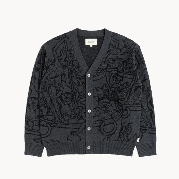 HERESY HERESY Hades Cardigan – Charcoal