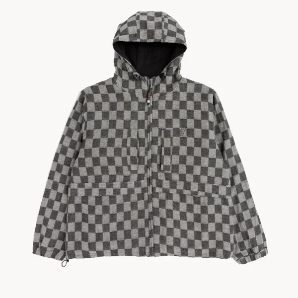 HERESY Trellis Jacket – Black Check