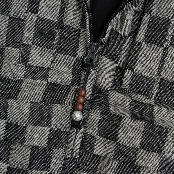 HERESY Trellis Jacket – Black Check