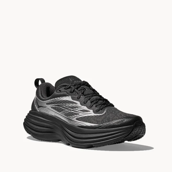 HOKA Bondi 8 TS Caged - Black Silver