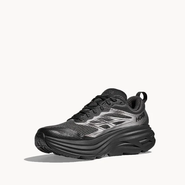 HOKA Bondi 8 TS Caged - Black Silver