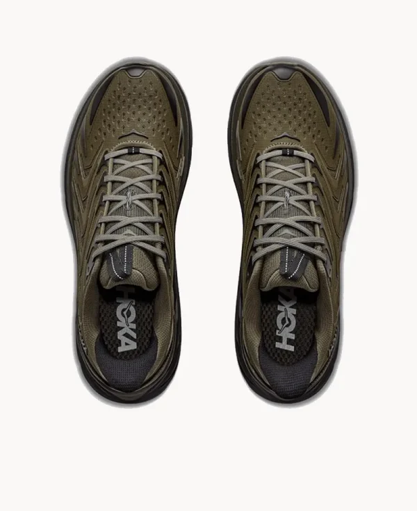 HOKA Clifton UTL Antique Olive Black