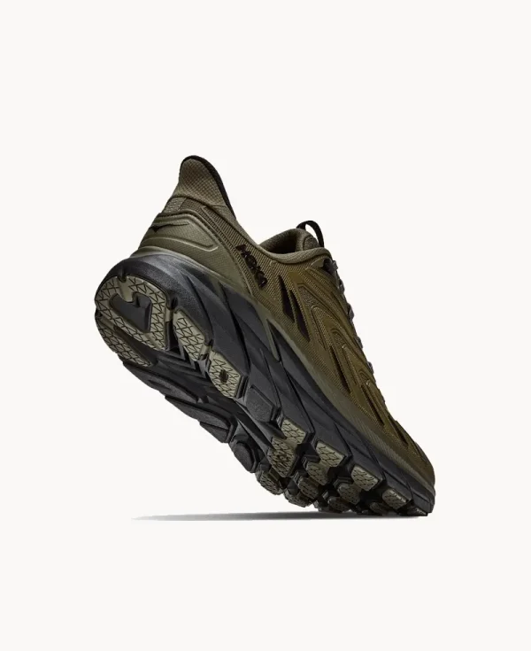 HOKA Clifton UTL Antique Olive Black