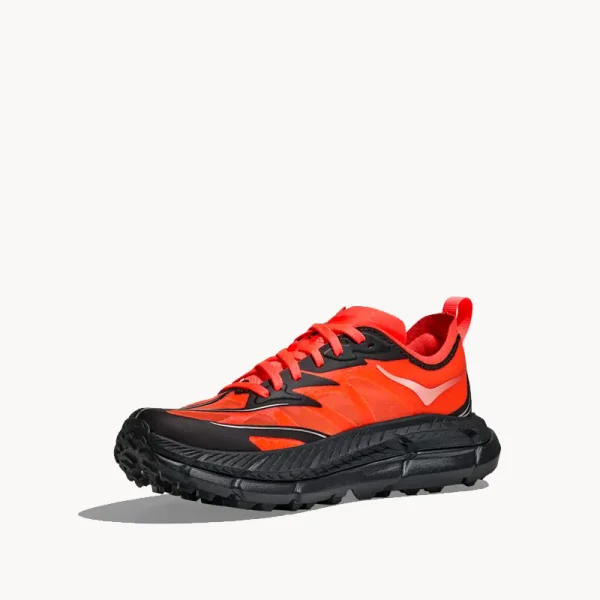 HOKA Mafate Speed 4 Lite Neon Flame Black