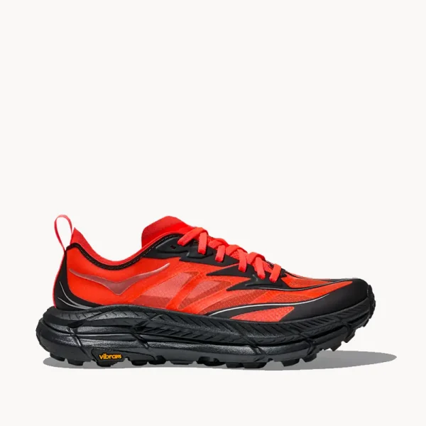 HOKA Mafate Speed 4 Lite Neon Flame Black