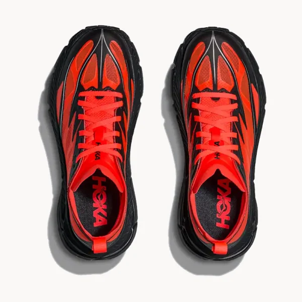 HOKA Mafate Speed 4 Lite Neon Flame Black