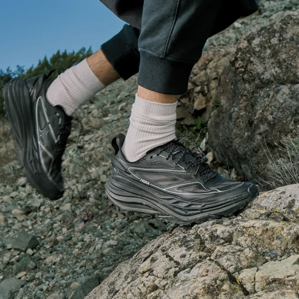 HOKA Stinson One7 - Black Silver